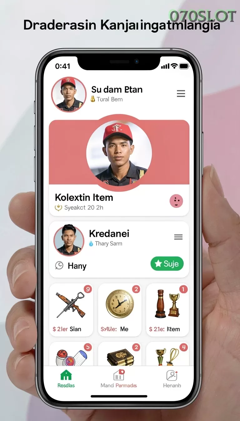 Cuplikan layar JUTA7 — pengaturan akun