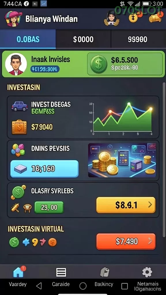Cuplikan layar WINALLCASINO — aktivitas